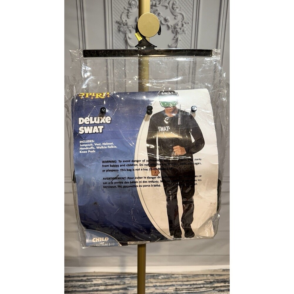 SPIRIT ~ DELUXE SWAT HALLOWEEN COSTUME ~ Medium 8-10